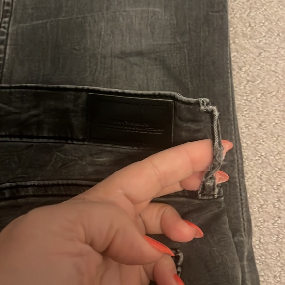 Zara Woman Premium Denim Collection High Rise Skinny Jeans Grey - Picture 6 of 10